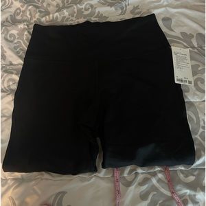 NWT LULULEMON Sz 16 black SHR LOUNGE TIGHT, fleece inside